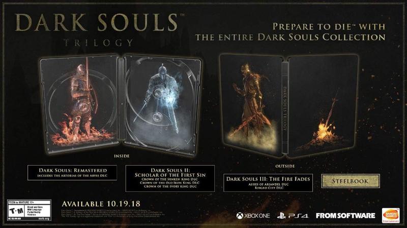 Imagem de Dark Souls Trilogy Steelbook - XBOX ONE EUA