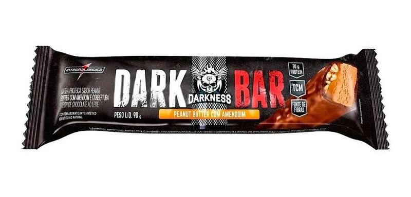 Imagem de Dark Whey Bar (8un) Peanut Butter Darkness Integralmedica