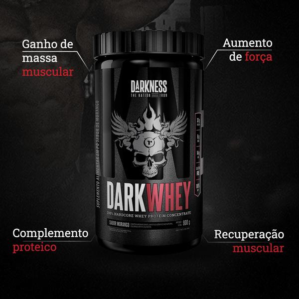 Imagem de DarkWhey Concentrado Darkness - 900g