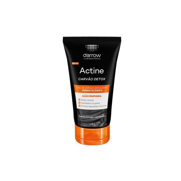 Darrow Actine Carvão Detox Gel De Limpeza Esfoliante 100g Darrow Actine Carvão Detox Gel De Limpeza Esfoliante 100g