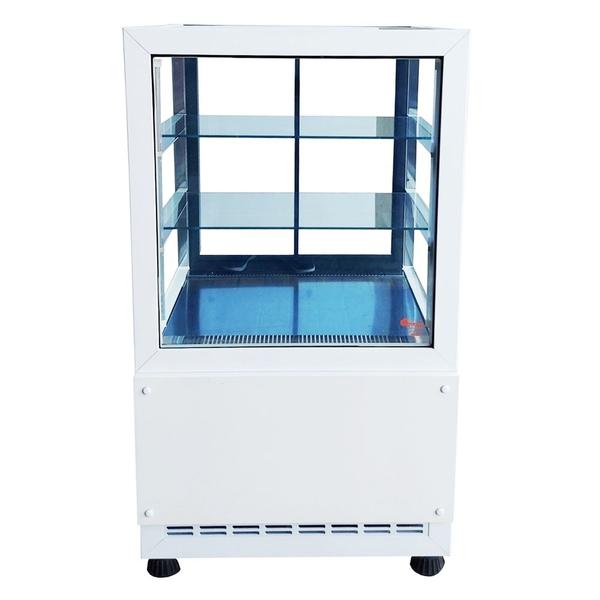 Imagem de DBR.70 - Vitrine Refrigerada para bolos e doces 70cm Branca - 220V - Omega - Comercial