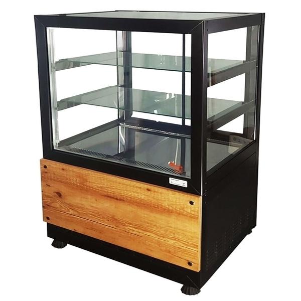 Imagem de DBR1.0 - Vitrine Refrigerada para bolos e doces 1,0m Preta - 127V - Omega - Comercial