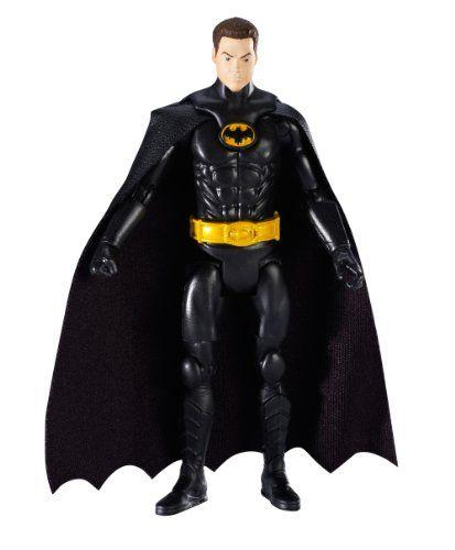 Imagem de DC Comics Multiverso, Figura Básica, Variante Desmascarada Batman Michael Keaton, 4 Polegadas