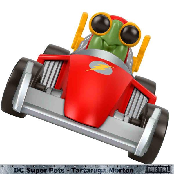 Imagem de DC Liga Super Pets - Carrinho Veículo Tartaruga Mirtes - Fisher Price HGL24