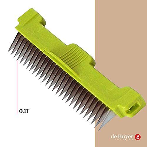 Imagem de de Buyer - La Mandoline Revolution Julienne Blade - Substituição Julienne Blade para Revolution Mandoline Slicer - Lâmina de Aço Inoxidável - 3 mm - Verde