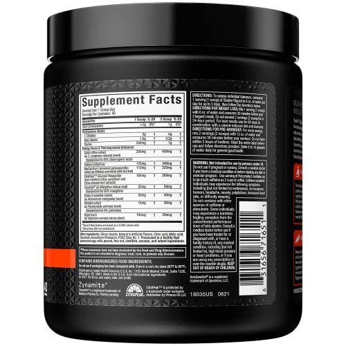 Imagem de  de pó pré-treino MuscleTech quebra  pré-treino Pré-Pó de Trabalho para Homens e Mulheres  Pré-Workout Energy Powder Drink Mix  Produtos de pré-treino de nutrição esportiva  Rainbow Fruit Candy (20 porções)