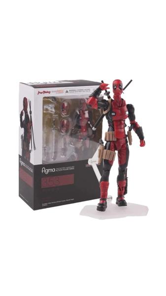 Imagem de Deadpool Action Figure Figma 353 Marvel Articulado Na Caixa