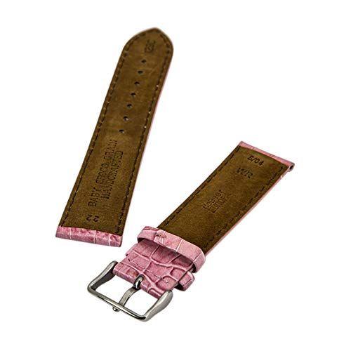 Imagem de Debeer 's Pink 22 mm Wide Crocodile Grain Strap