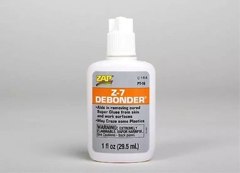 Imagem de Debonder Z-7 Removedor de cola de cianoacrilato 29,5 ml - ZAP PT-16