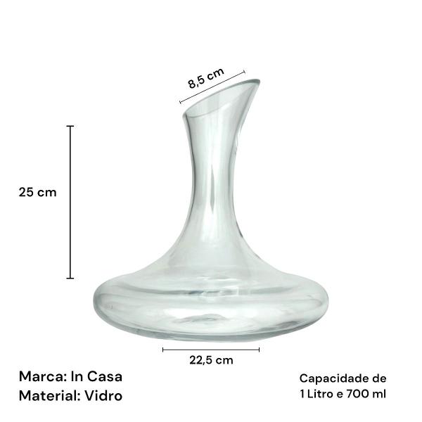 Imagem de Decanter 1,7l Vinho Tinto e 02 Taças 850 ml Cristal Bohemia