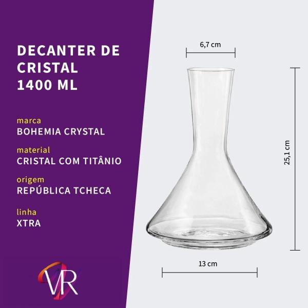 Imagem de Decanter De Cristal 1400Ml Xtra Bohemia