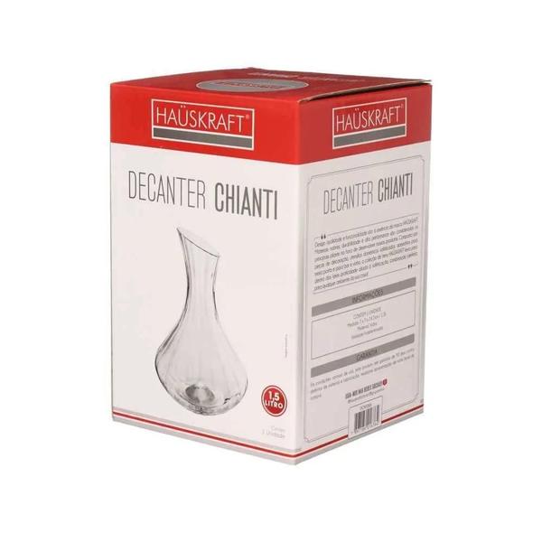 Imagem de Decanter De Vidro Chianti 1,5lt - Hauskraft