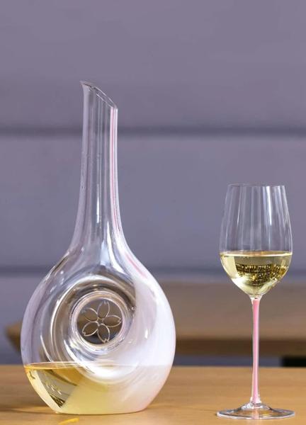 Imagem de Decanter De Vinho Riedel Sakura Cristal Flor de Cerejeira