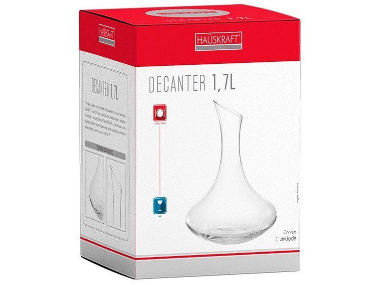 Imagem de Decanter para Vinho de Vidro Hauskraft DCNT-001 1,7L