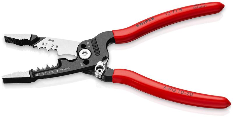 Imagem de Decapador de fios KNIPEX Tools 13 71 8 Forjado 20-10 AWG 20cm