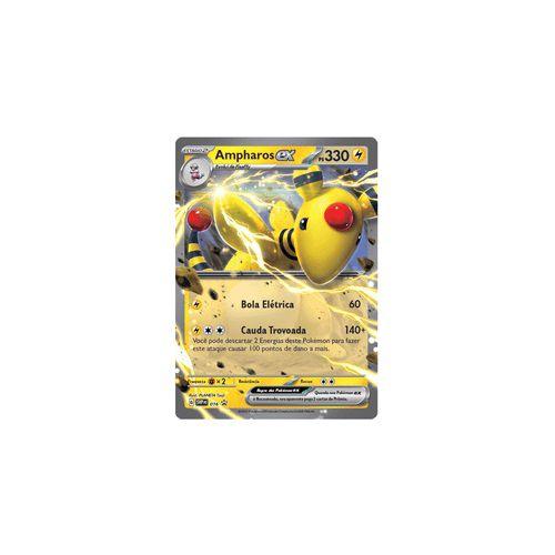 Imagem de Deck Cards Pokémon Baralho de Batalha EX Ampharos Com 60 Cartas - Com Carta Codificada - Copag - 32657