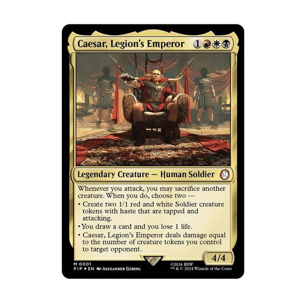 Imagem de Deck Commander Magic Fallout Hail Caesar Baralho Completo