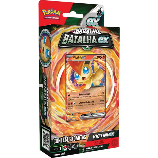 Imagem de Deck de Batalha Pokémon Ex Victini Ex - Pokémon TCG