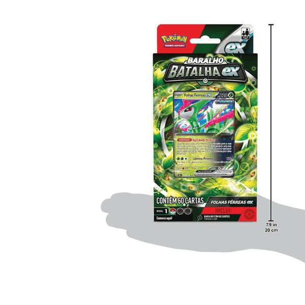 Imagem de Deck De Batalha Pokémon Tcg Ex Folhas Férreas - Copag