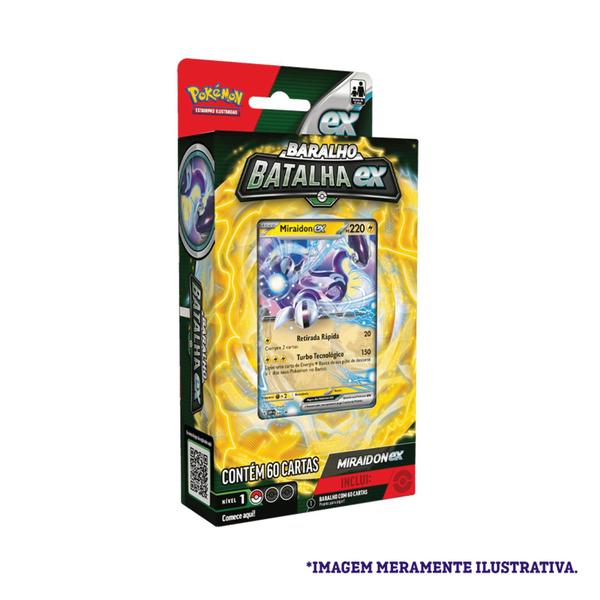 Imagem de Deck De Batalha Pokémon Tcg Ex Miraidon - Copag