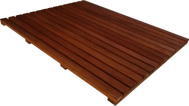 Imagem de Deck De Madeira Capacho Box Banheiro Piscina 72x72 cm NeonX Pintado