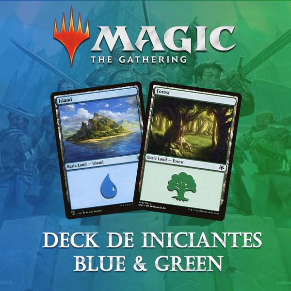 Imagem de Deck Magic Blue & Green Pronto p/ Jogar Baralho de 60 cartas