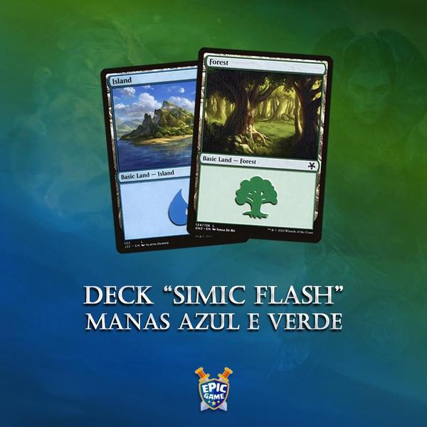 Imagem de Deck Magic Simic Flash Baralho de 60 Cards Pronto Para Jogar