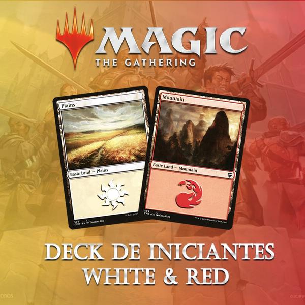 Imagem de Deck Magic White & Red Pronto p/ Jogar Baralho de 60 cartas