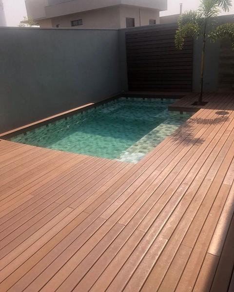 Imagem de Deck Para Piscina Tipo Cumaru (01 Régua 10cm x 2cm x 3m)