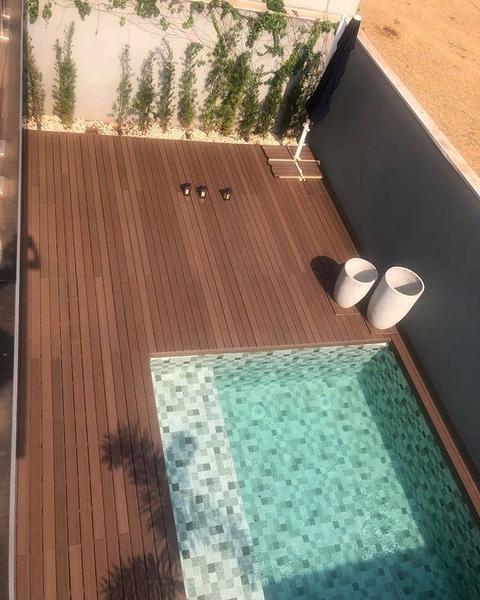 Imagem de Deck Para Piscina Tipo Cumaru (01 Régua 10cm x 2cm x 3m)