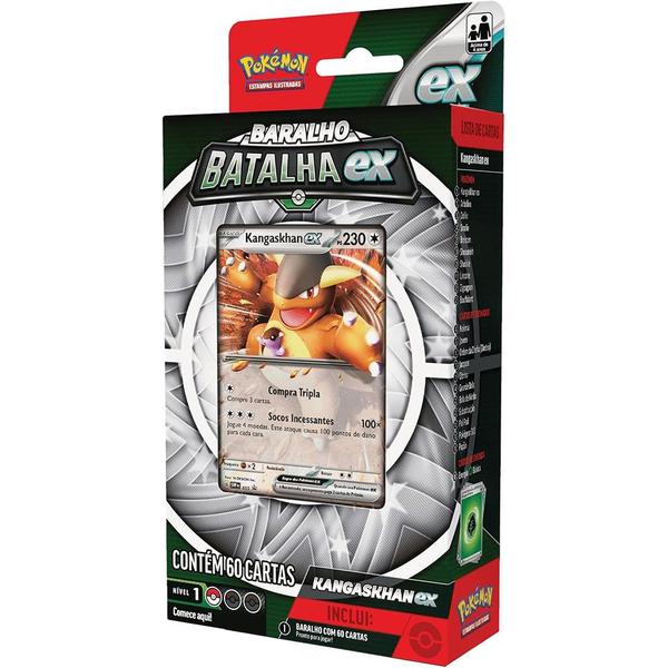 Imagem de Deck Pokémon Batalha Kangaskhan Cards Carta Pokémon Em Português Oficial Copag (Lacrado)