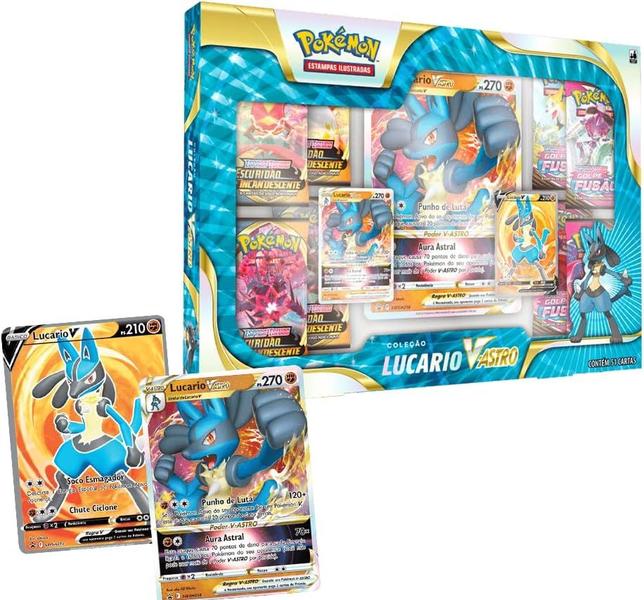 Imagem de Deck pokemon box lucario v-astro  copag - 31278