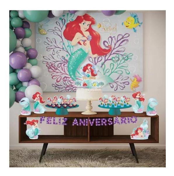 Imagem de Decoração Completa Para Festas Em Casa Da Ariel Disney