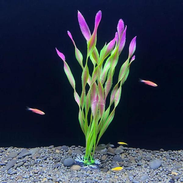 Imagem de Decoração de Aquário 7,08 Polegadas - Planta Artificial para Tanque de Peixes