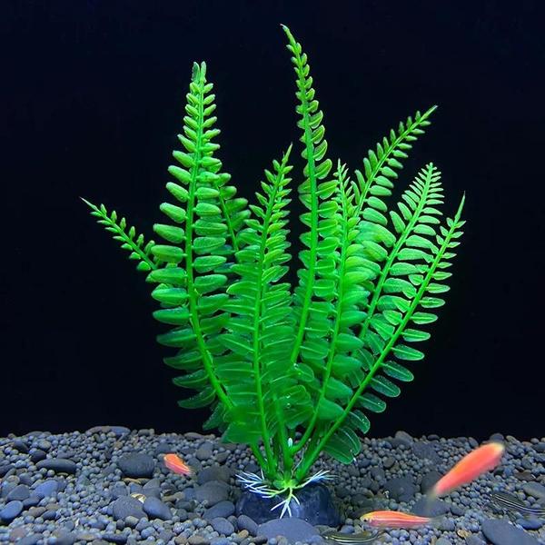 Imagem de Decoração de Aquário 7,08 Polegadas - Planta Artificial para Tanque de Peixes