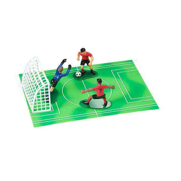 Imagem de Decoração de bolo DeCoset Soccer Kick Off Boys Theme