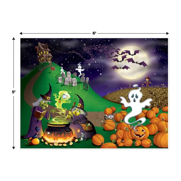 Imagem de Decoração de festa de Halloween Insta-Mural Beistle