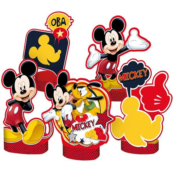 Imagem de Decoração De Mesa Mickey Clássico- Pacote com 05 unidades