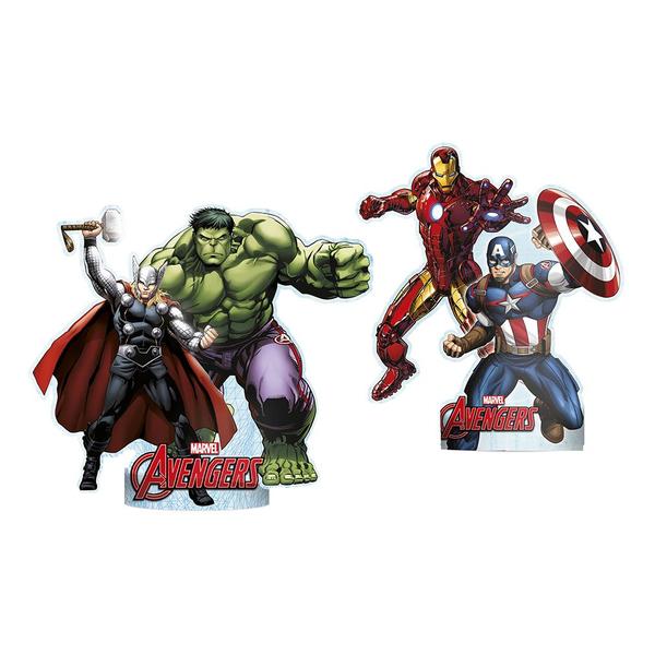 Imagem de Decoração de Mesa Vingadores - 6 Itens