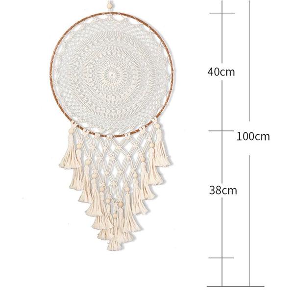 Imagem de Decoração de parede Dream Catcher Wokex Light Luxury feita à mão