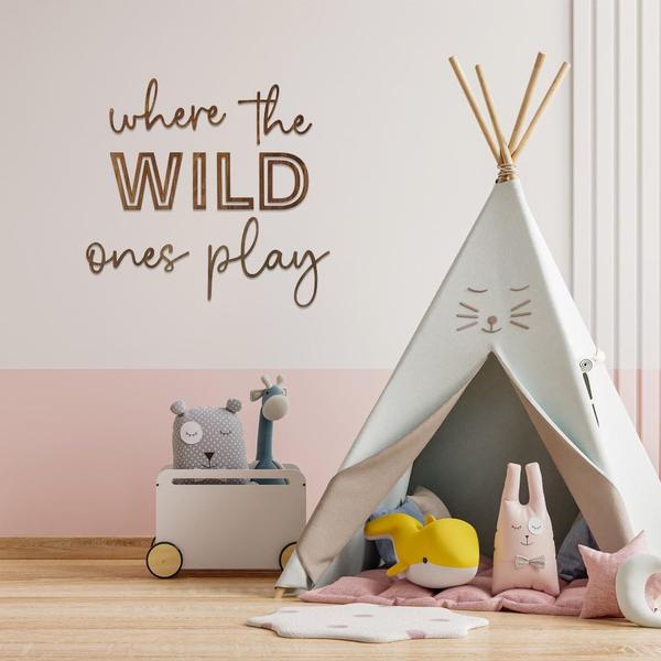 Imagem de Decoração de parede Little Snugglebugs Where The Wild Ones Play