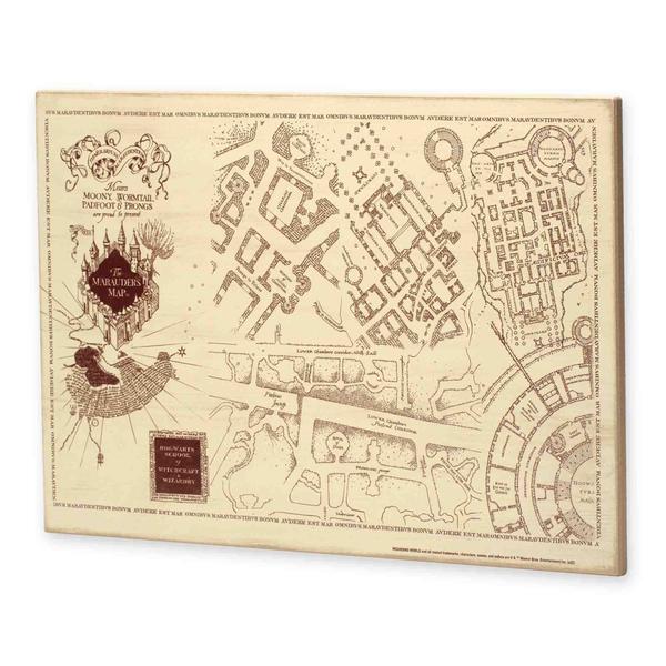 Imagem de Decoração de parede Open Road Brands Harry Potter Marauder's Map