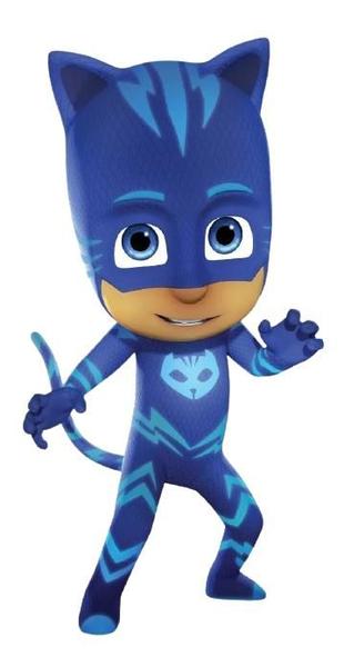 Imagem de Decoração em MDF Menino Gato Festa PJ Masks - 01 Unidade - Rizzo Embalagens