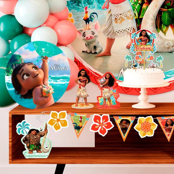 Imagem de Decoração festa Moana Baby Redondo GIGANTE 46,5cm