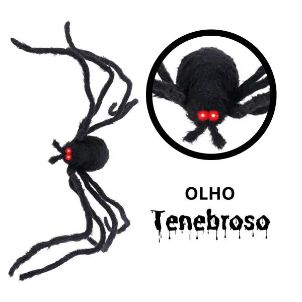 Imagem de Decoração Halloween Aranha Grande Com som E Movimentos de Terror