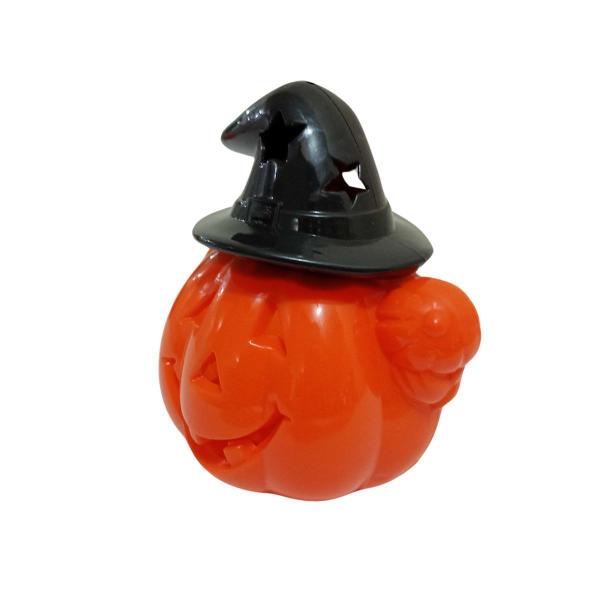 Imagem de Decoração Halloween Mini Abóbora Com Chapéu de Bruxa