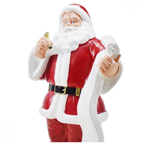 Imagem de Decoração Papai Noel Natal Boneco em Borracha 30cm