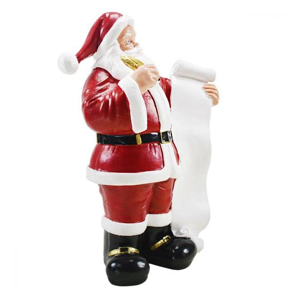 Imagem de Decoração Papai Noel Natal Boneco em Borracha 30cm