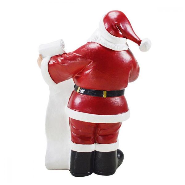 Imagem de Decoração Papai Noel Natal Boneco em Borracha 30cm