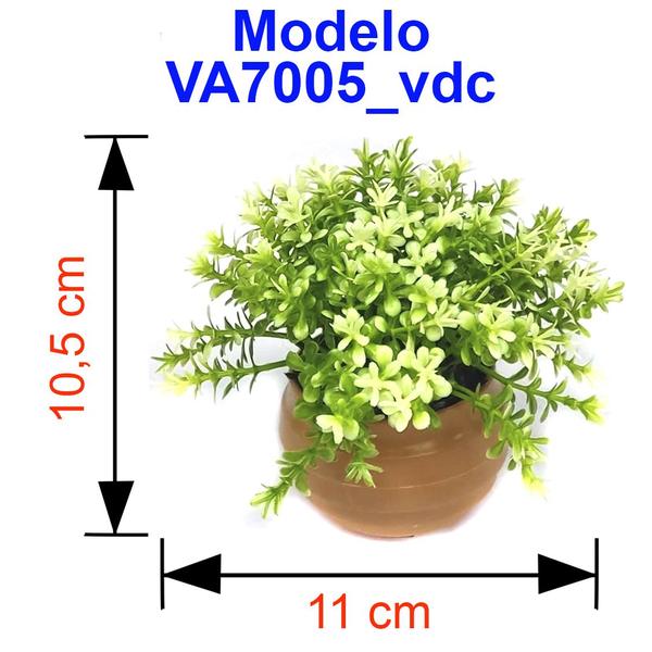 Imagem de decoração plantas artificiais decorativas vaso vasinho falsa flor